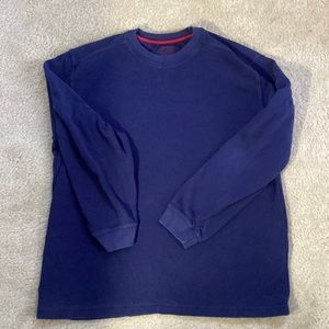 Plain Navy Blue Crewneck Sweatshirt